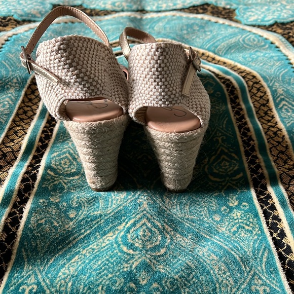 Gaimo Leopard espadrille wedges, size 38 - Picture 3 of 5